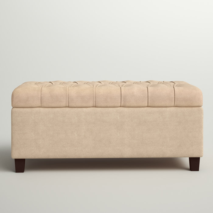 Three Posts™ Ranshaw Upholstered Flip Top Storage Bench & Reviews Wayfair